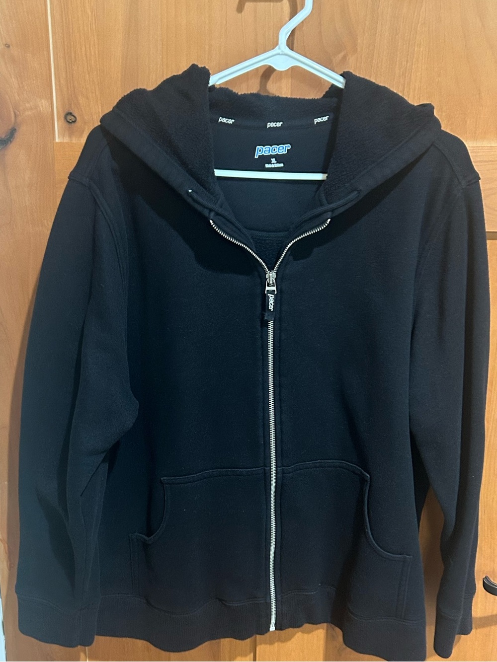 Pacer Women’s Black Zip-Up Hoodie Jacket